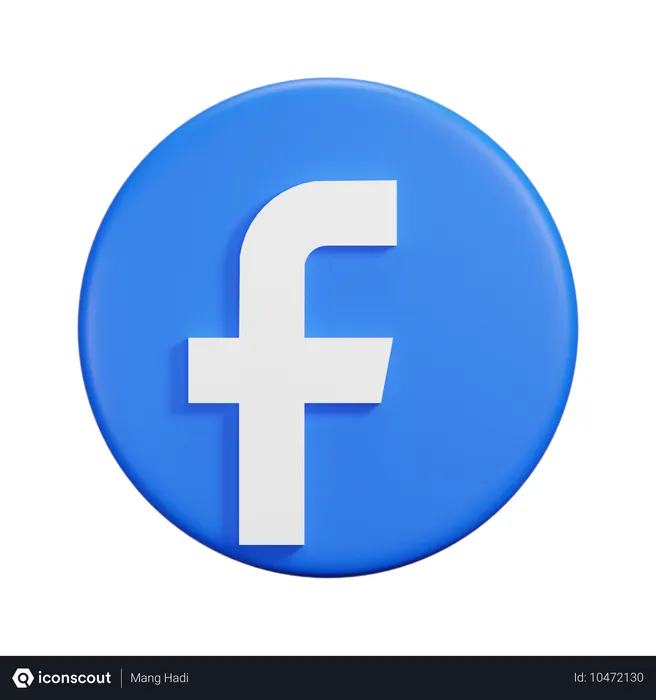 Free Facebook Logo 3D Icon