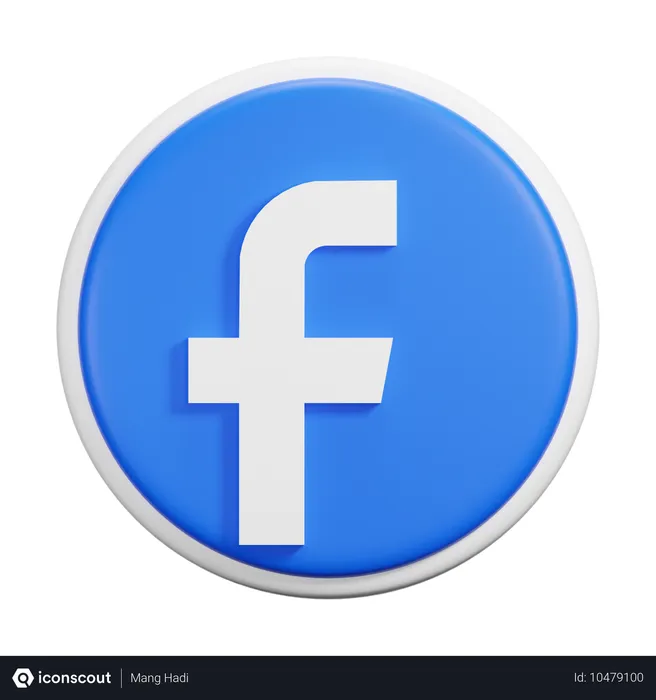 Free Facebook Logo 3D Icon