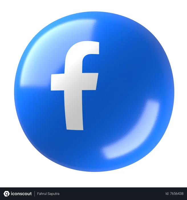 Free Facebook Logo 3D Icon