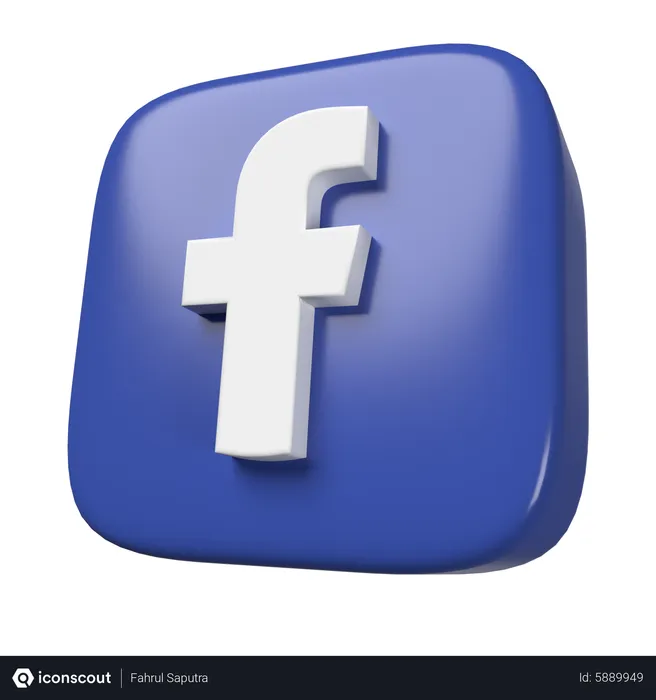 Free Facebook Logo 3D Icon