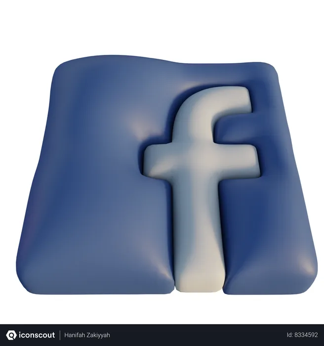 Free Facebook Logo 3D Icon