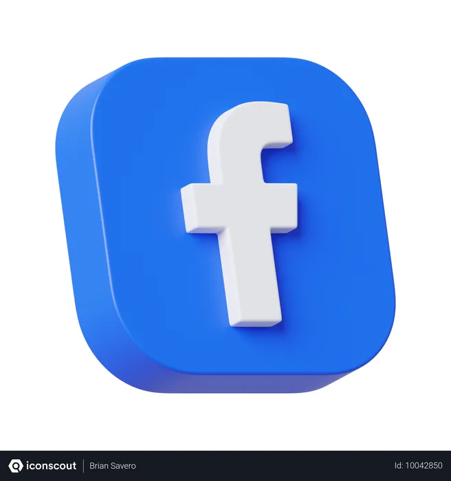 Free Facebook Logo 3D Icon