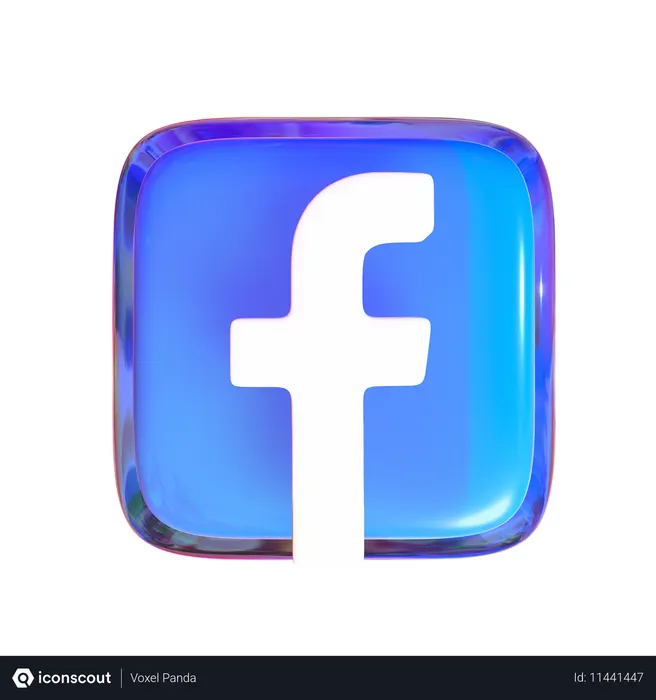 Free Facebook Logo 3D Icon