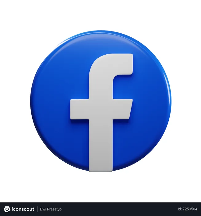 Free Facebook Logo 3D Icon