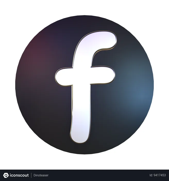 Free Facebook Logo 3D Icon