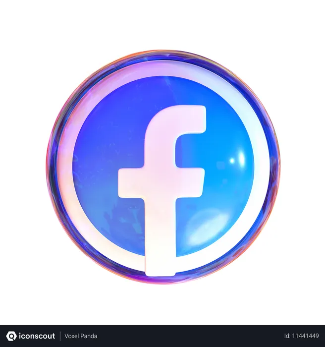 Free Facebook Logo 3D Icon