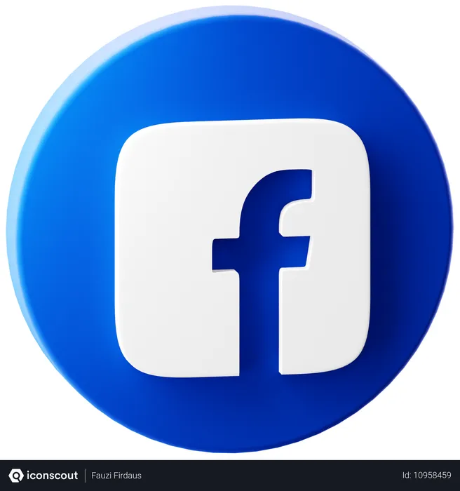 Free Facebook  3D Icon