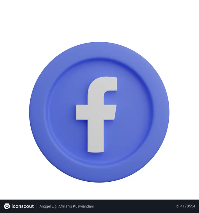 Free Facebook Logo 3D Icon