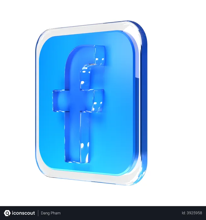 Free Facebook Logo 3D Icon