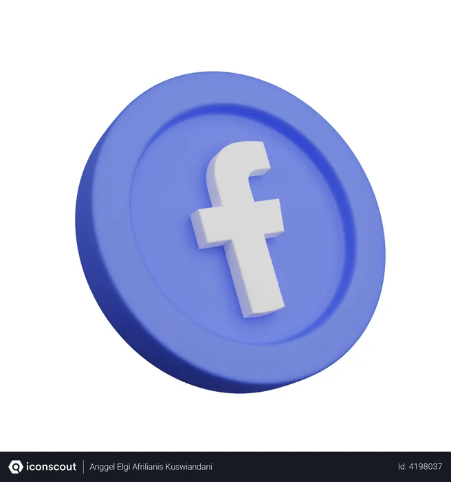 Free Facebook Logo 3D Logo