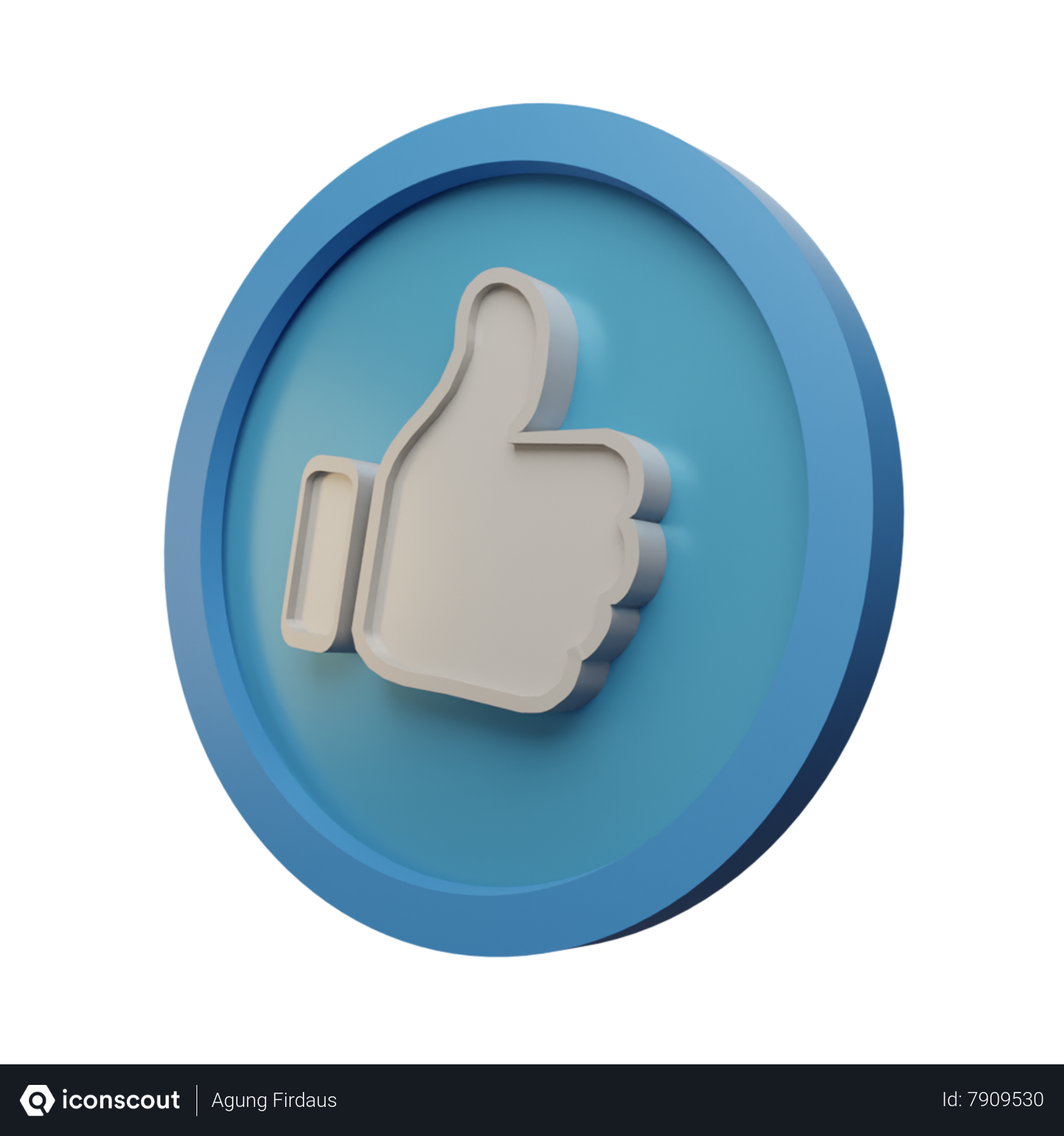 Like Icon Logo 3d Vector, Like Button, Like 3d, Logo PNG and Vector with  Transparent Background for Free Download