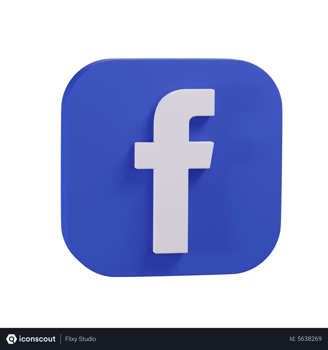 Free Facebook logo Logo 3D Icon