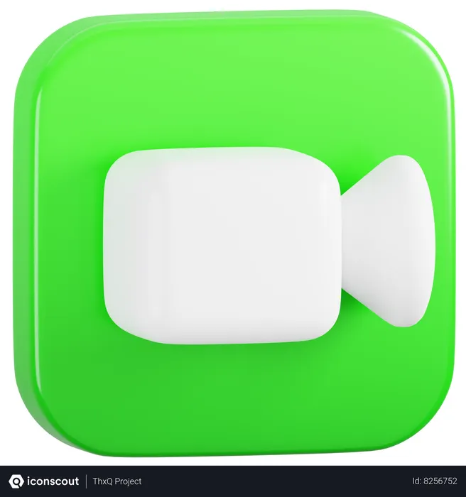 Free FaceTime  3D Icon
