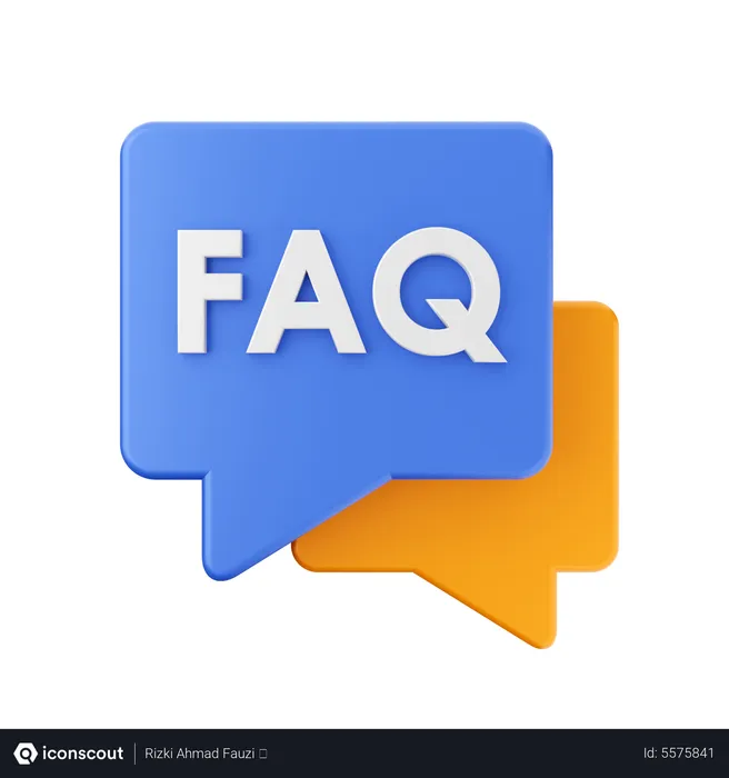Free Faq Chat  3D Icon