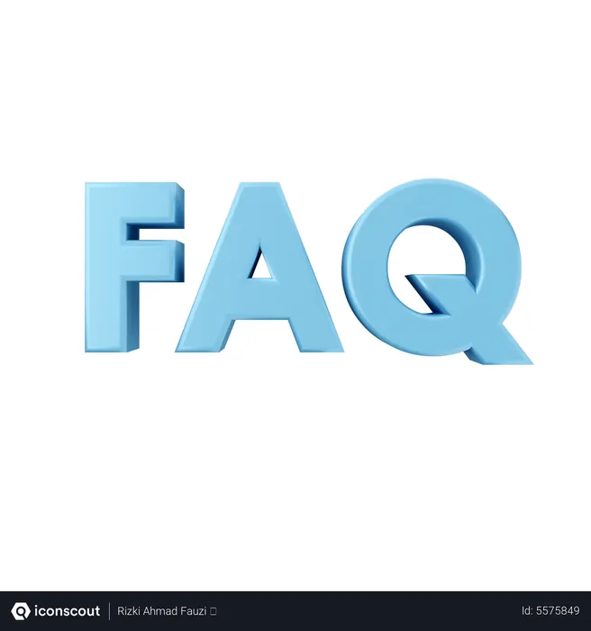 Free Faq Letter  3D Icon