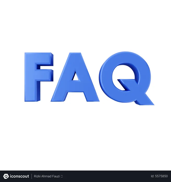 Free Faq Sign  3D Icon