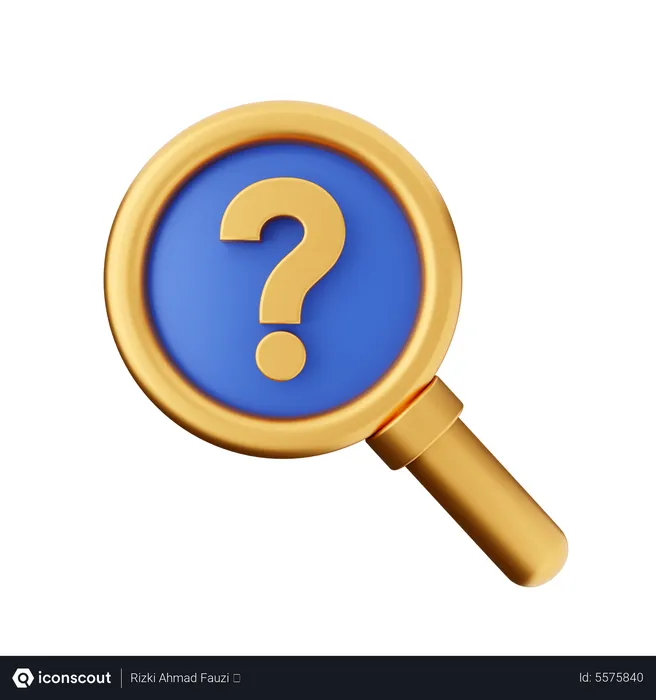Free Find Answer  3D Icon