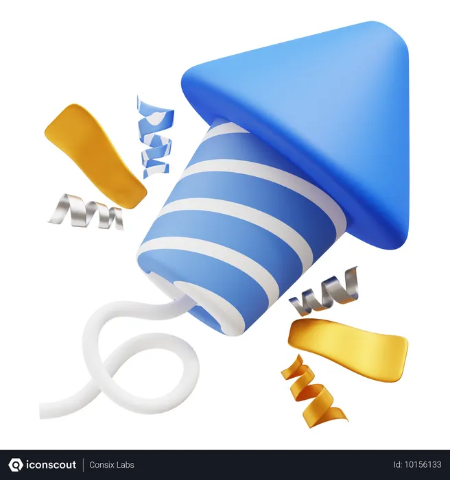 Free Firecrikers  3D Icon