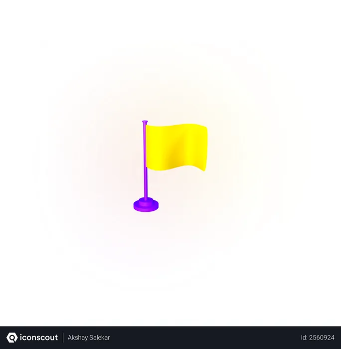 Free Flag  3D Illustration