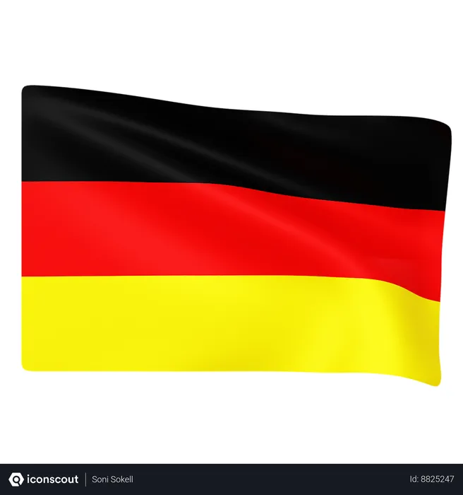 Free Flag of Germany  3D Icon