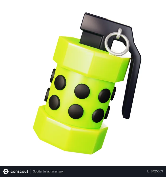 Free Flashbang Grenade  3D Icon