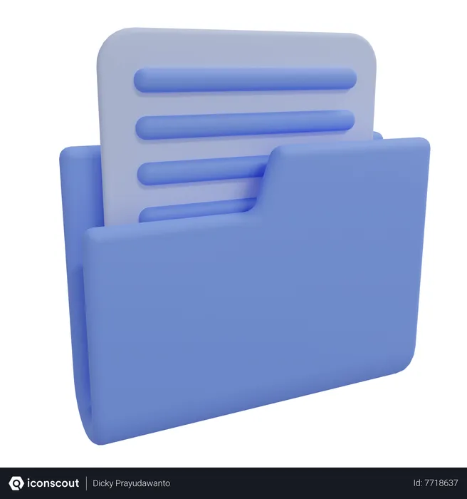 Free Folder  3D Icon