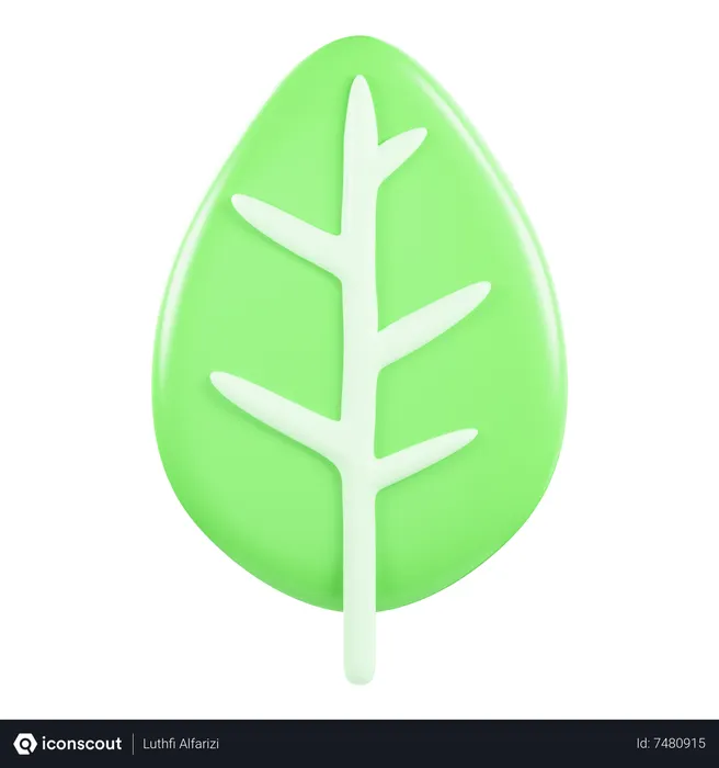 Free Folha  3D Icon