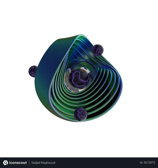 Free Forma abstrata espiral  3D Icon