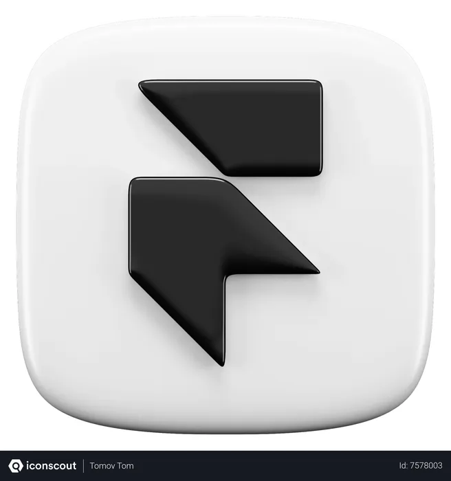 Free Framer Logo 3D Icon download in PNG, OBJ or Blend format