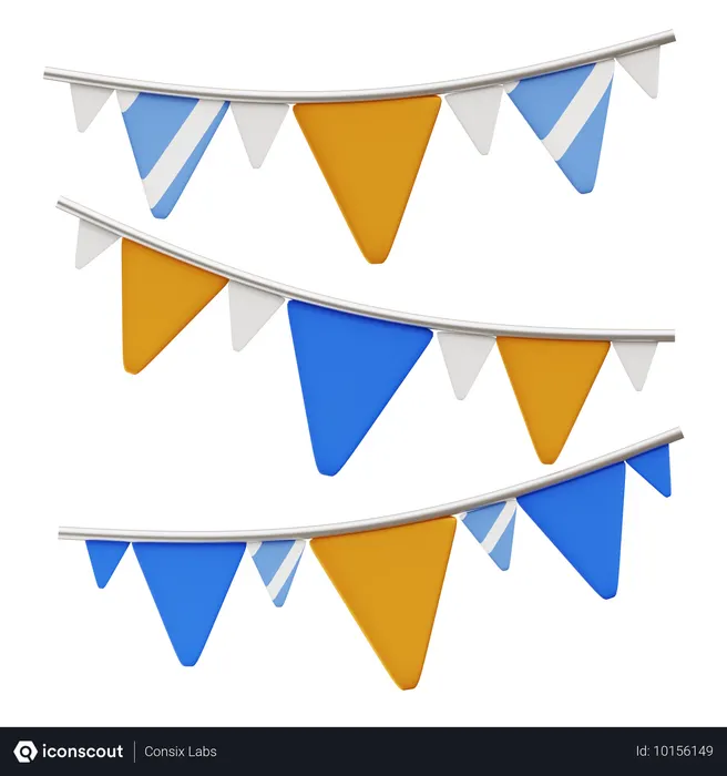 Free Garlands  3D Icon
