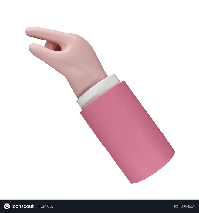 Free Gesto de la mano señalando Emoji 3D Icon