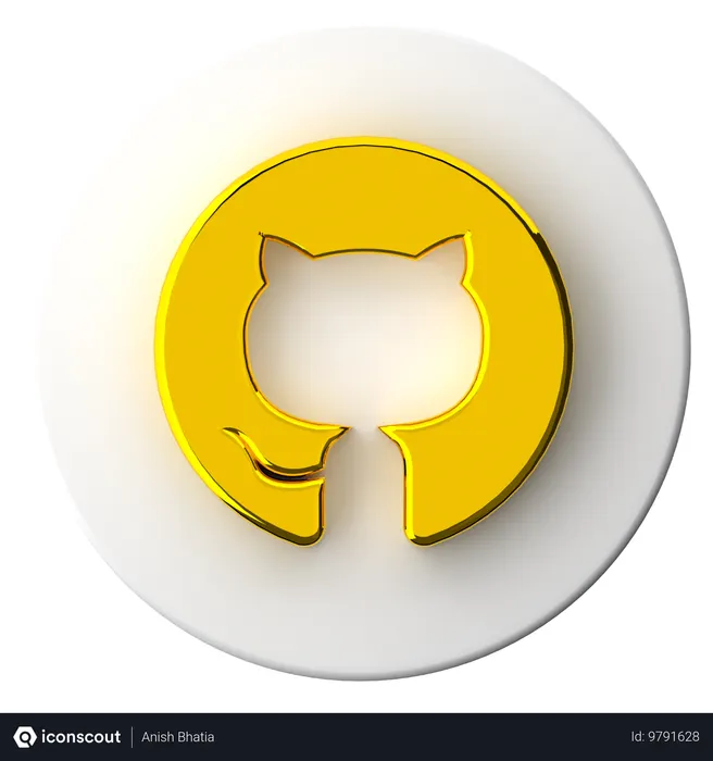 Free Github 3D Icon - Free Download Logos 3D Icons | IconScout