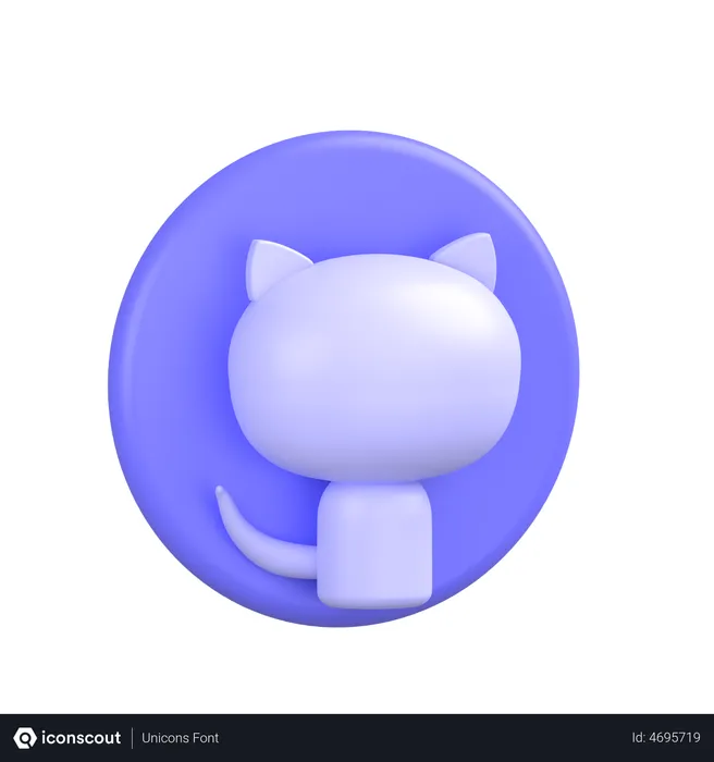 Free Github-2 Logo 3D Icon