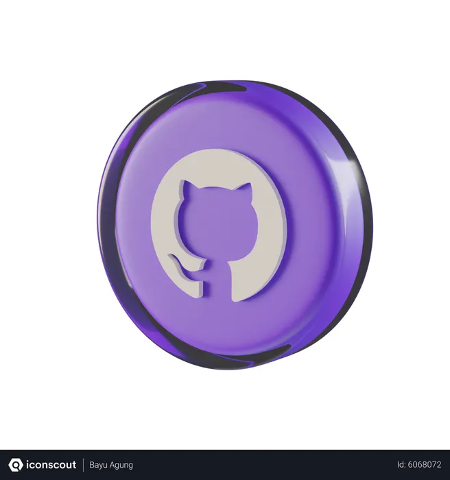 Free Github 3D Icon - Free Download Logos 3D Icons | IconScout