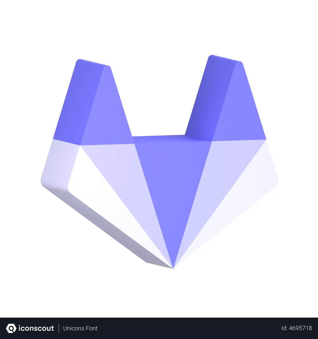 Free Gitlab-1 Logo 3D Icon download in PNG, OBJ or Blend format
