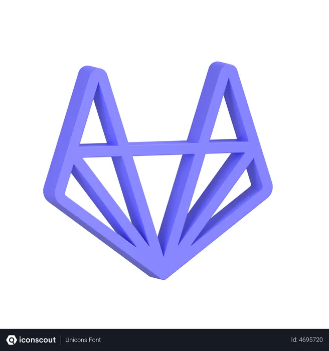 Free Gitlab-2 Logo 3D Icon