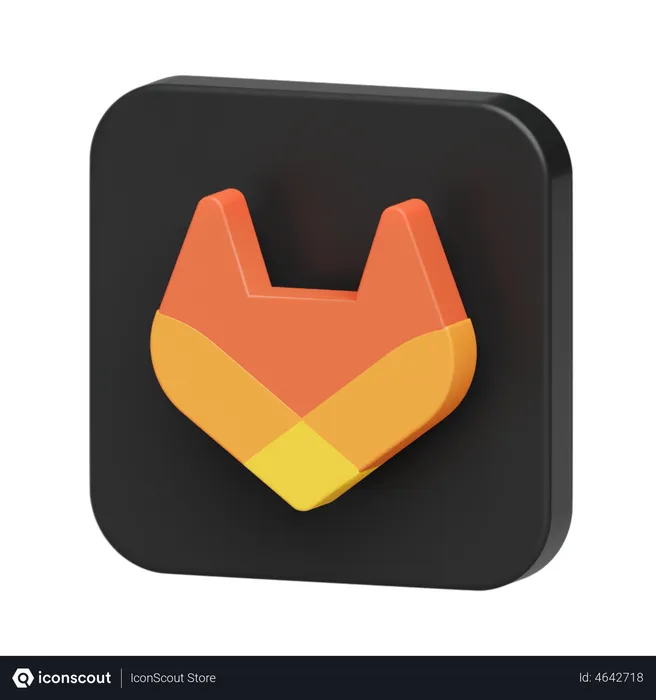 Free Logotipo do gitlab Logo 3D Logo