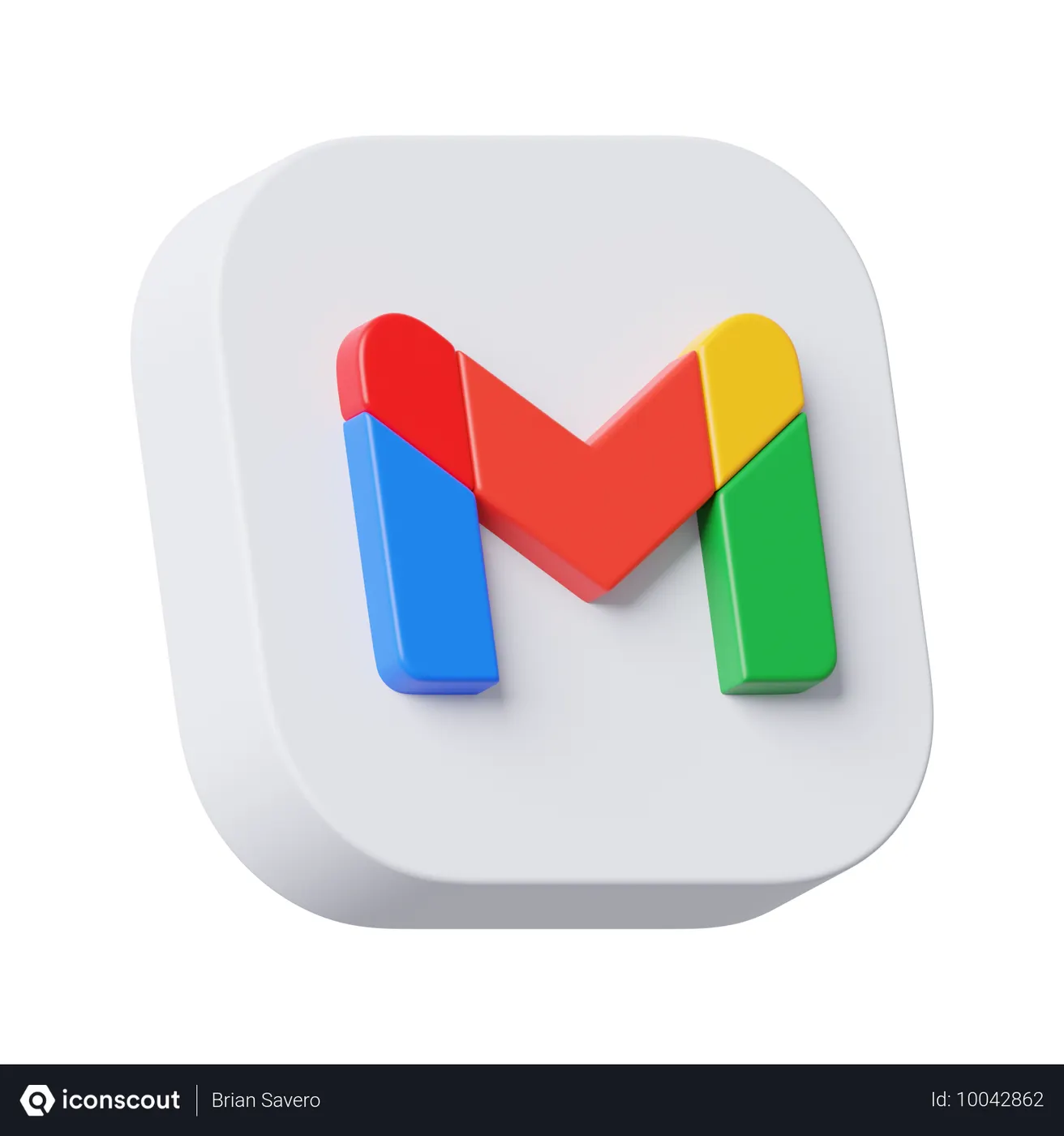 Free Gmail 3D Icon - Free Download Logos 3D Icons | IconScout