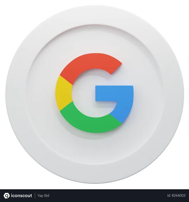 Free Google Logo 3D Icon