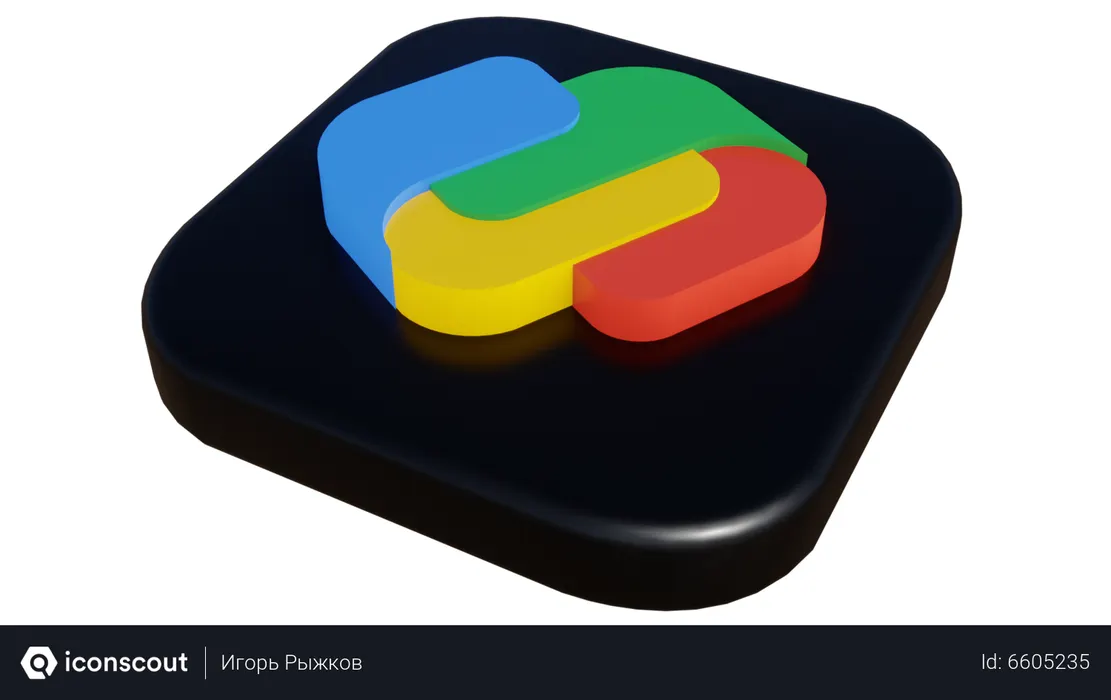 Free Google Pay Logo 3D Icon