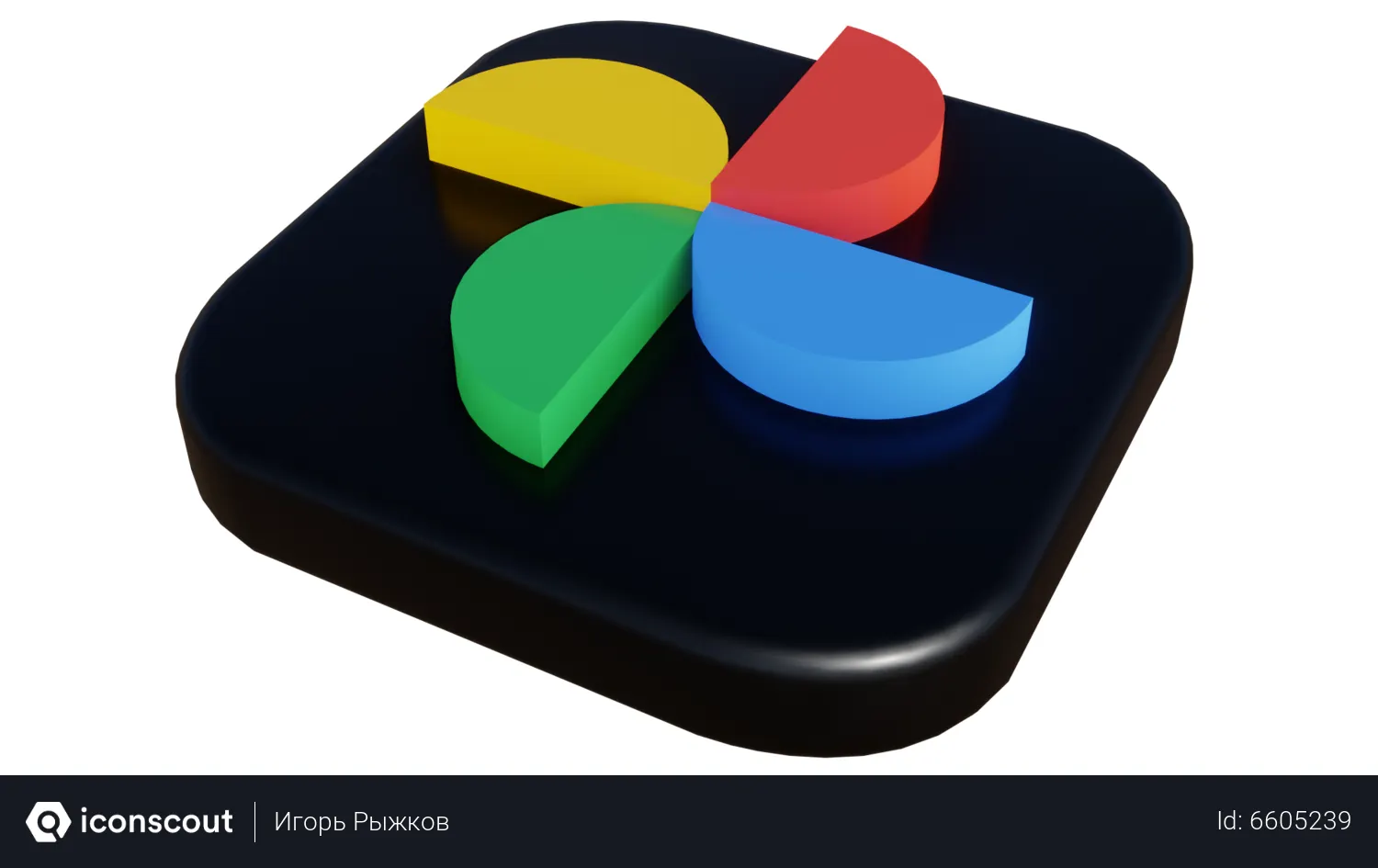 Free Google Photo 3D Icon - Free Download Logos 3D Icons | IconScout