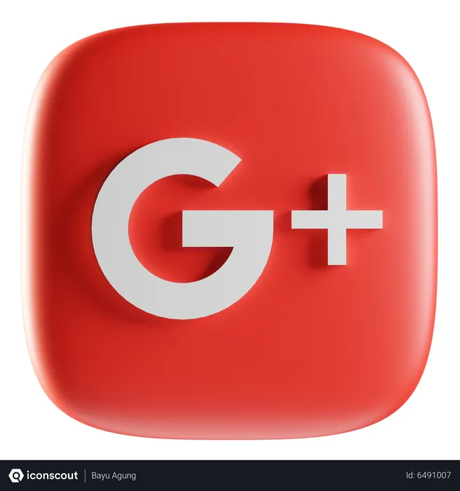 Free Google_Plus Logo 3D Icon