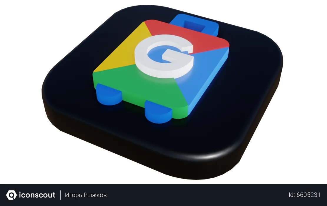 Free Google Reisen Logo 3D Icon