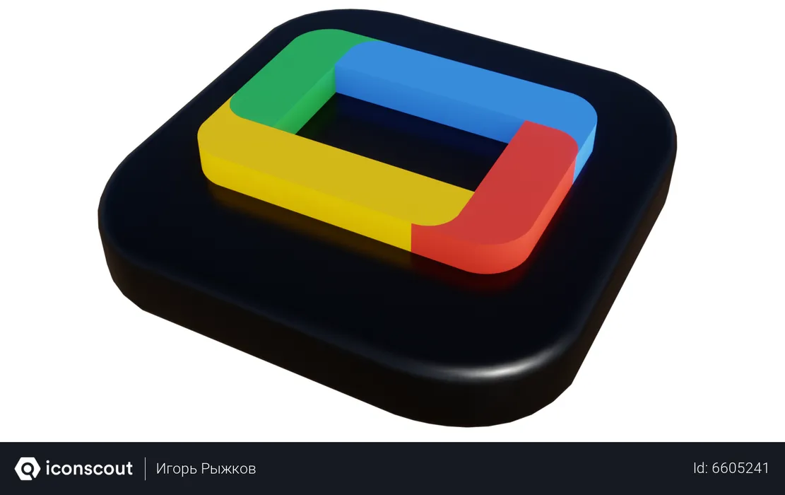 Free Google TV Logo 3D Icon
