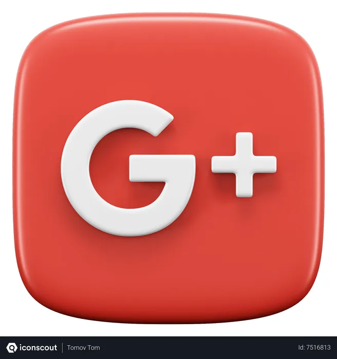 Free Googleplus Logo 3D Icon