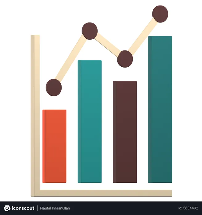 Free Growth Analytics  3D Icon