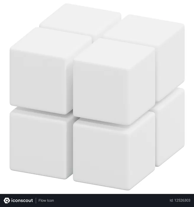 Free Gruppierte Würfel  3D Icon