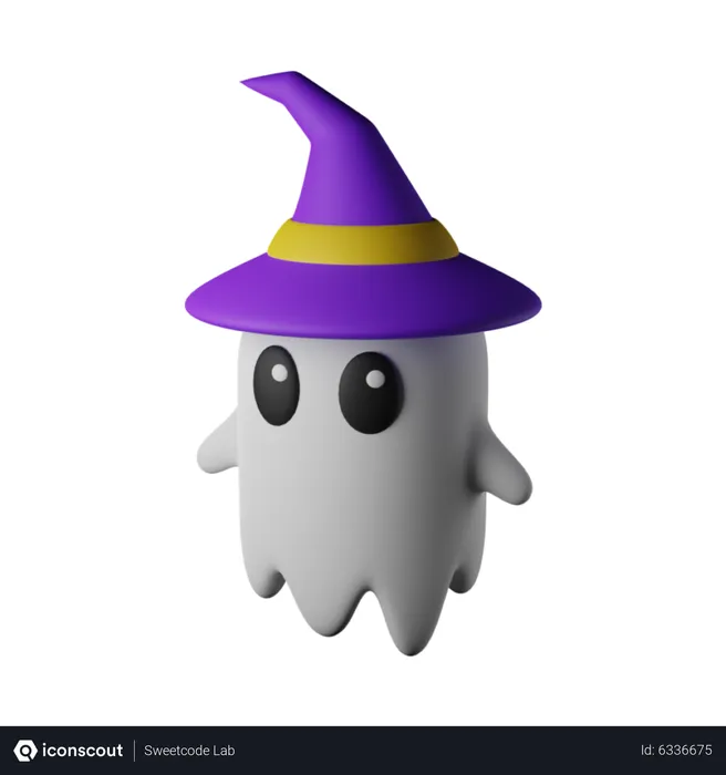 Free Halloween Ghost  3D Icon