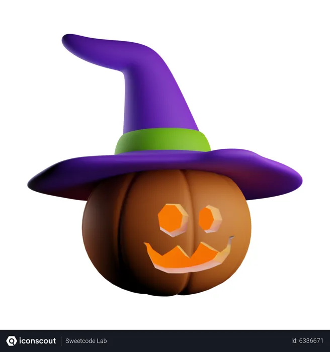 Free Halloween Pumpkin  3D Icon