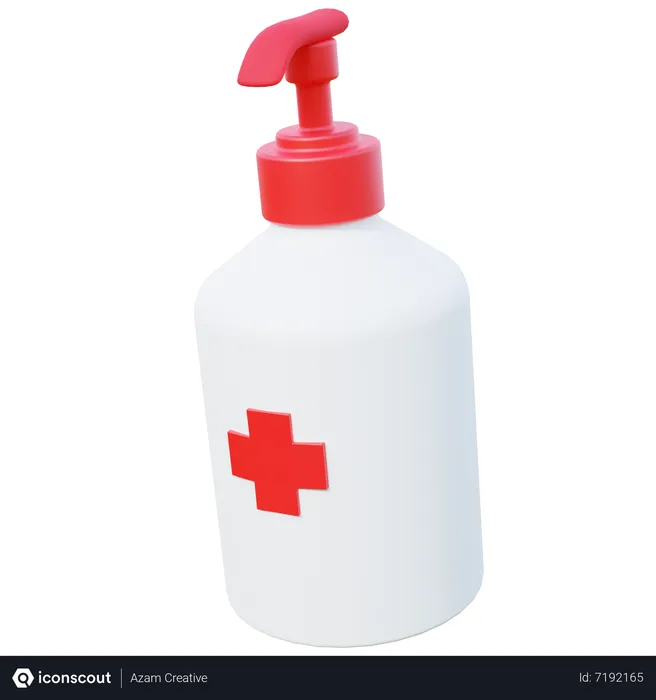 Free Hand Sanitizer  3D Icon